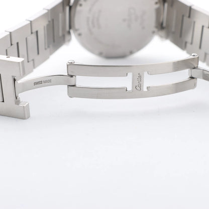 CARTIER Pasha W31044M7 2475117766PB SS AT Uhr mit weißem Zifferblatt