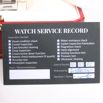 CARTIER Pasha W31044M7 2475117766PB SS AT Uhr mit weißem Zifferblatt