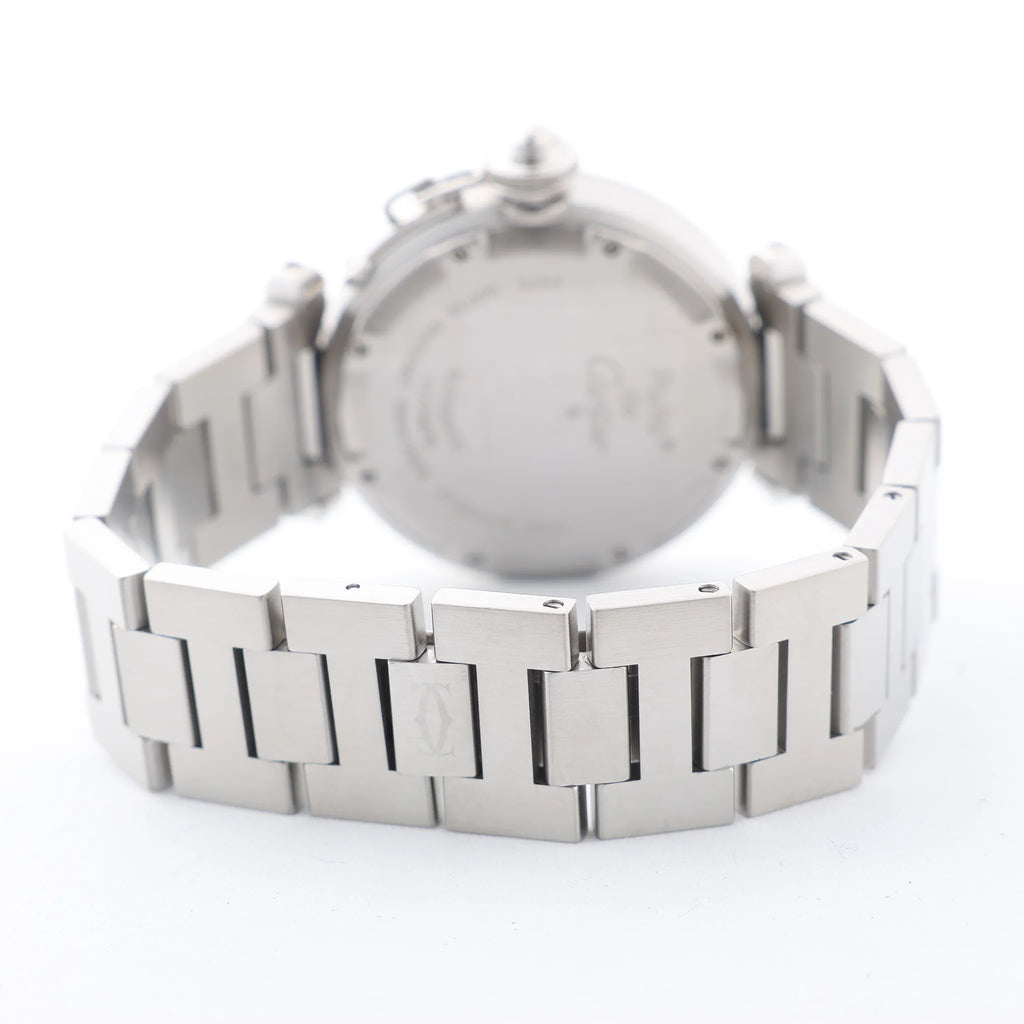 CARTIER Pasha W31044M7 2475117766PB SS AT White Dial Watch