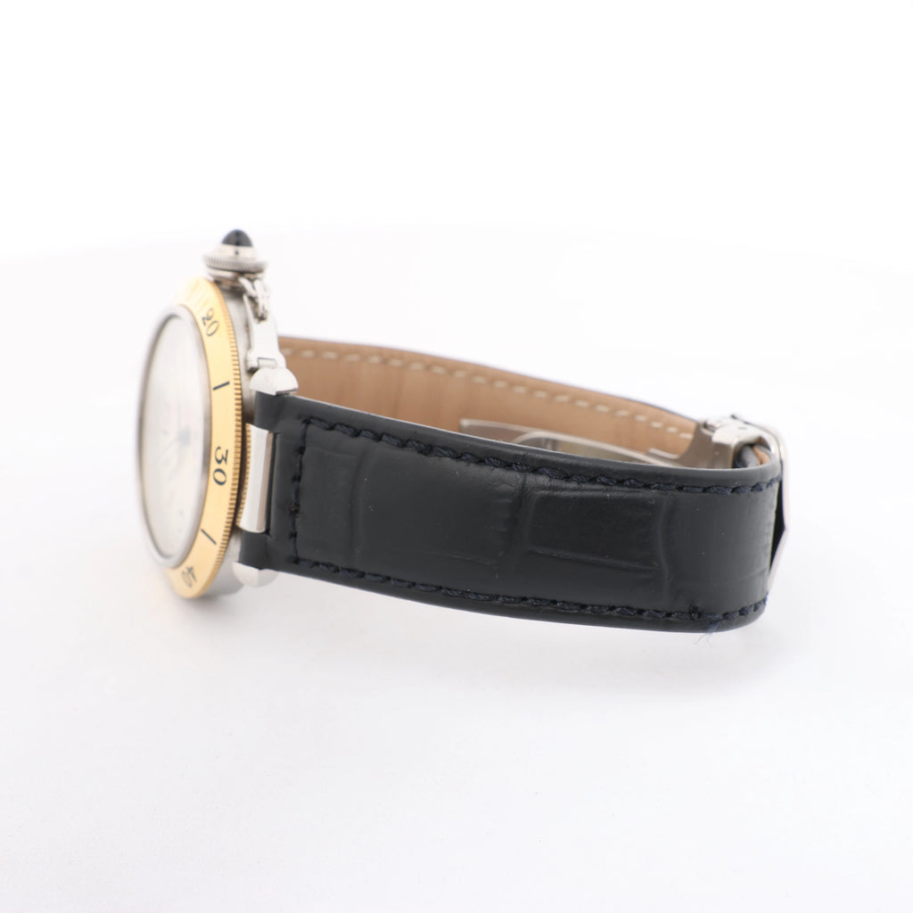 Cartier Pasha de Cartier Power Reserve W3101255 1033CC281707 SS×YG AT Watch with Beige Dial