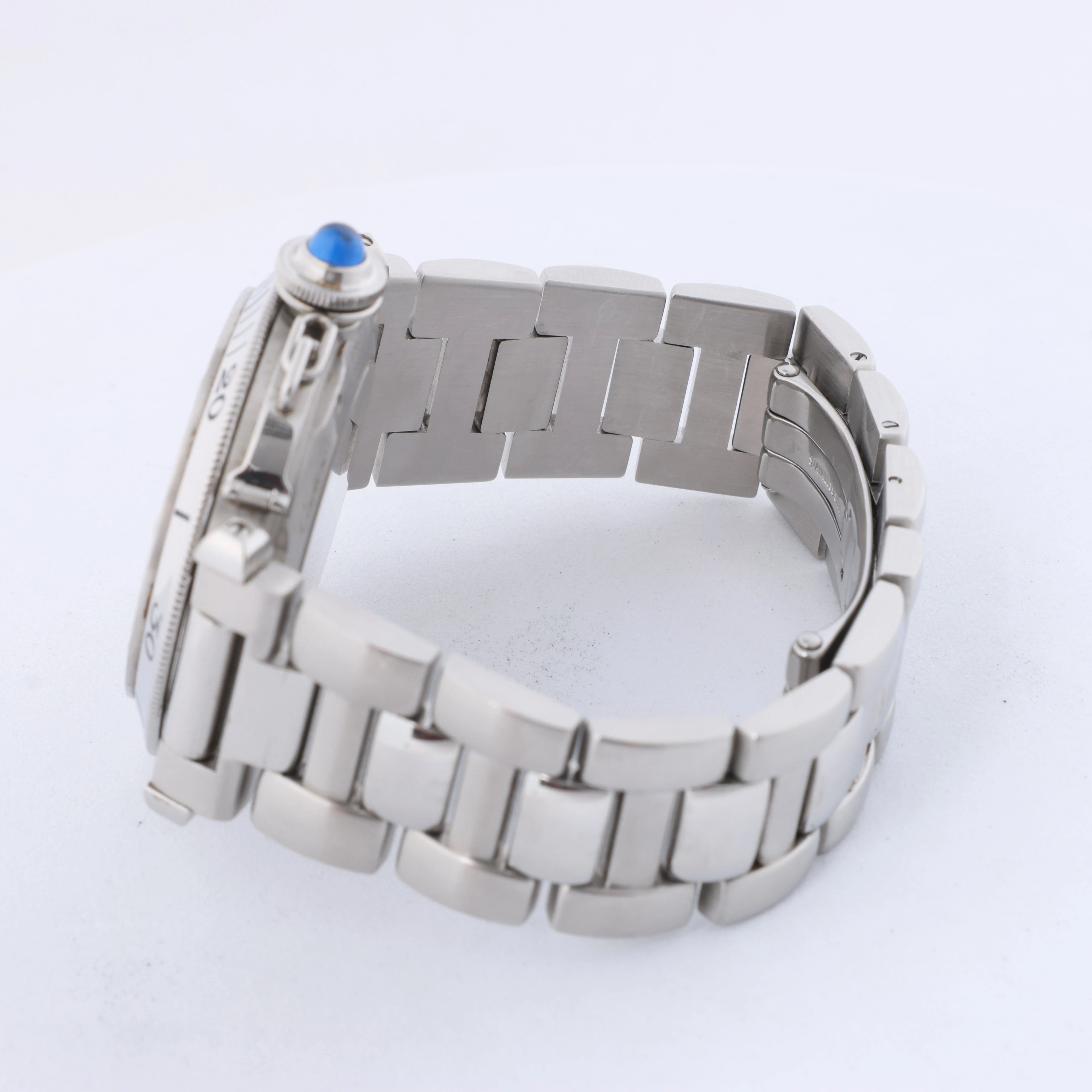 Reloj CARTIER Pasha C W31049M7 2550824719CD SS AT con esfera negra