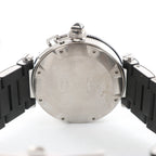 CARTIER Pasha Seatimer WW31077U2 2790520750MX SS x Rubber AT Watch with Black Dial
