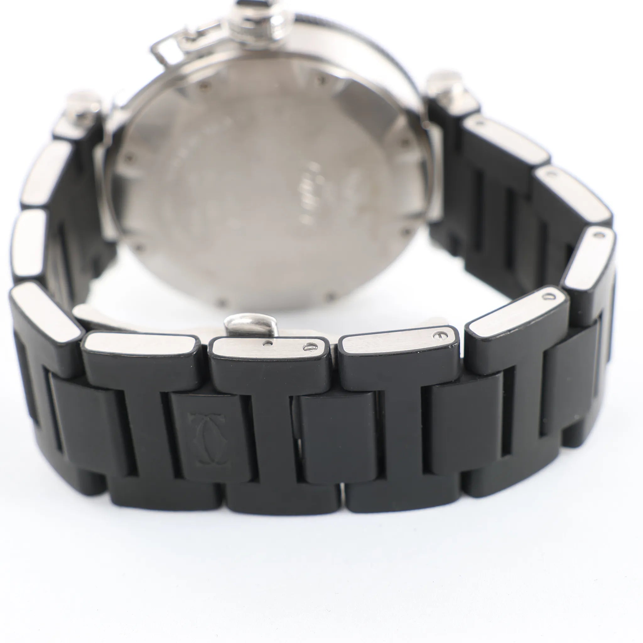 CARTIER Pasha Seatimer WW31077U2 2790520750MX SS x Rubber AT Watch with Black Dial