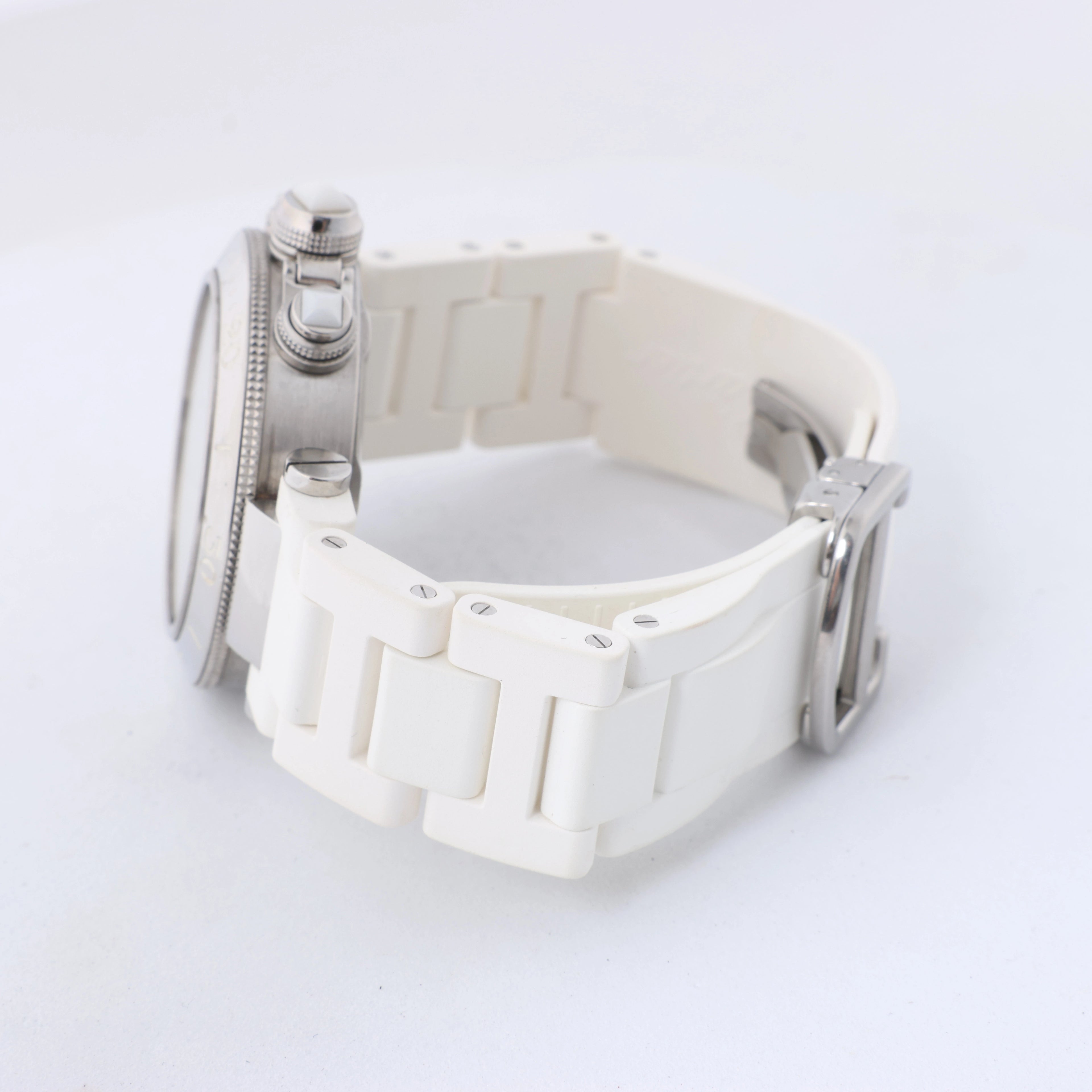 Reloj CARTIER Pasha C W31049M7 2550824719CD SS AT con esfera negra