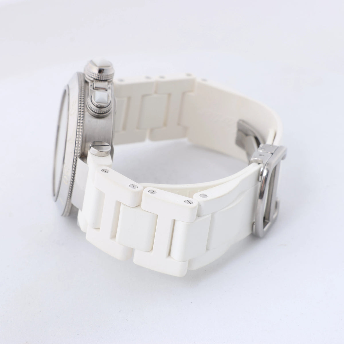 Cartier Pasha Seatimer Quartz Wristwatch, ref. W3140005 With Silver Dial