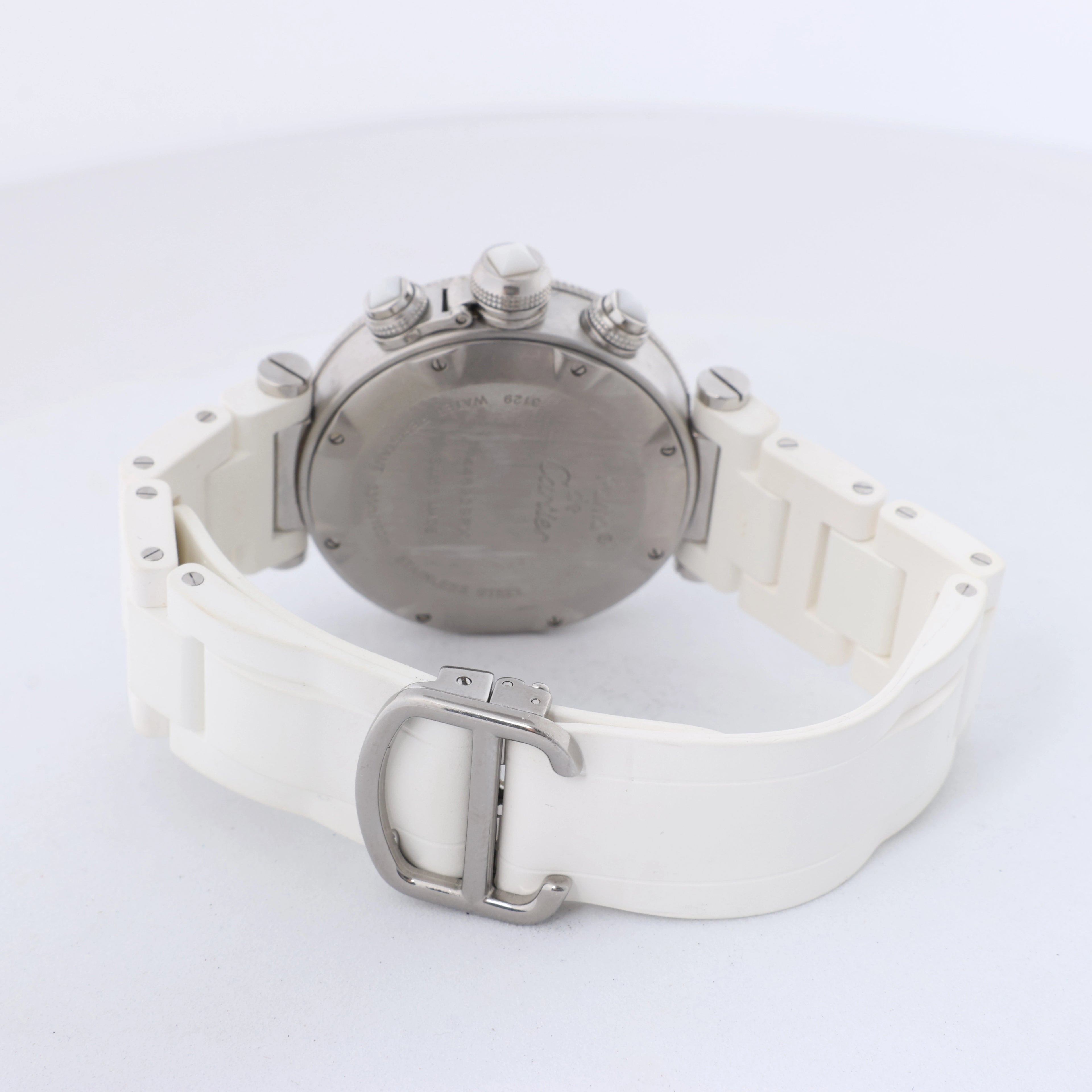 Reloj CARTIER Pasha C W31049M7 2550824719CD SS AT con esfera negra