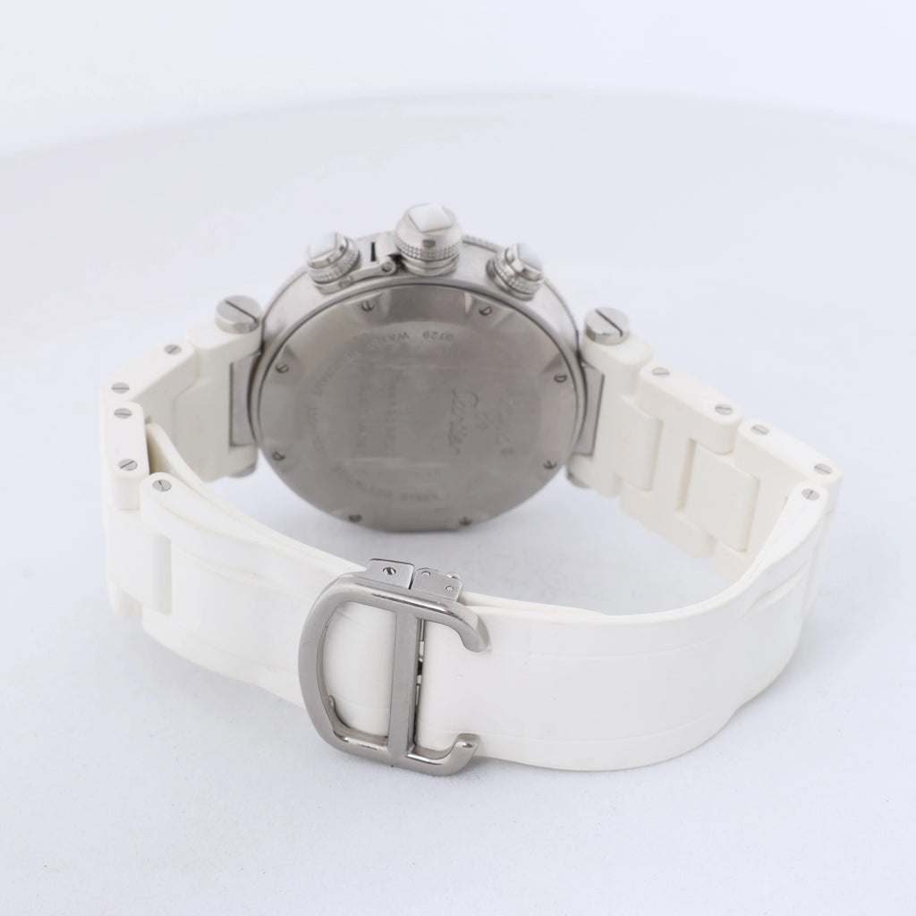 Cartier Pasha Seatimer Quartz Wristwatch, ref. W3140005 With Silver Dial