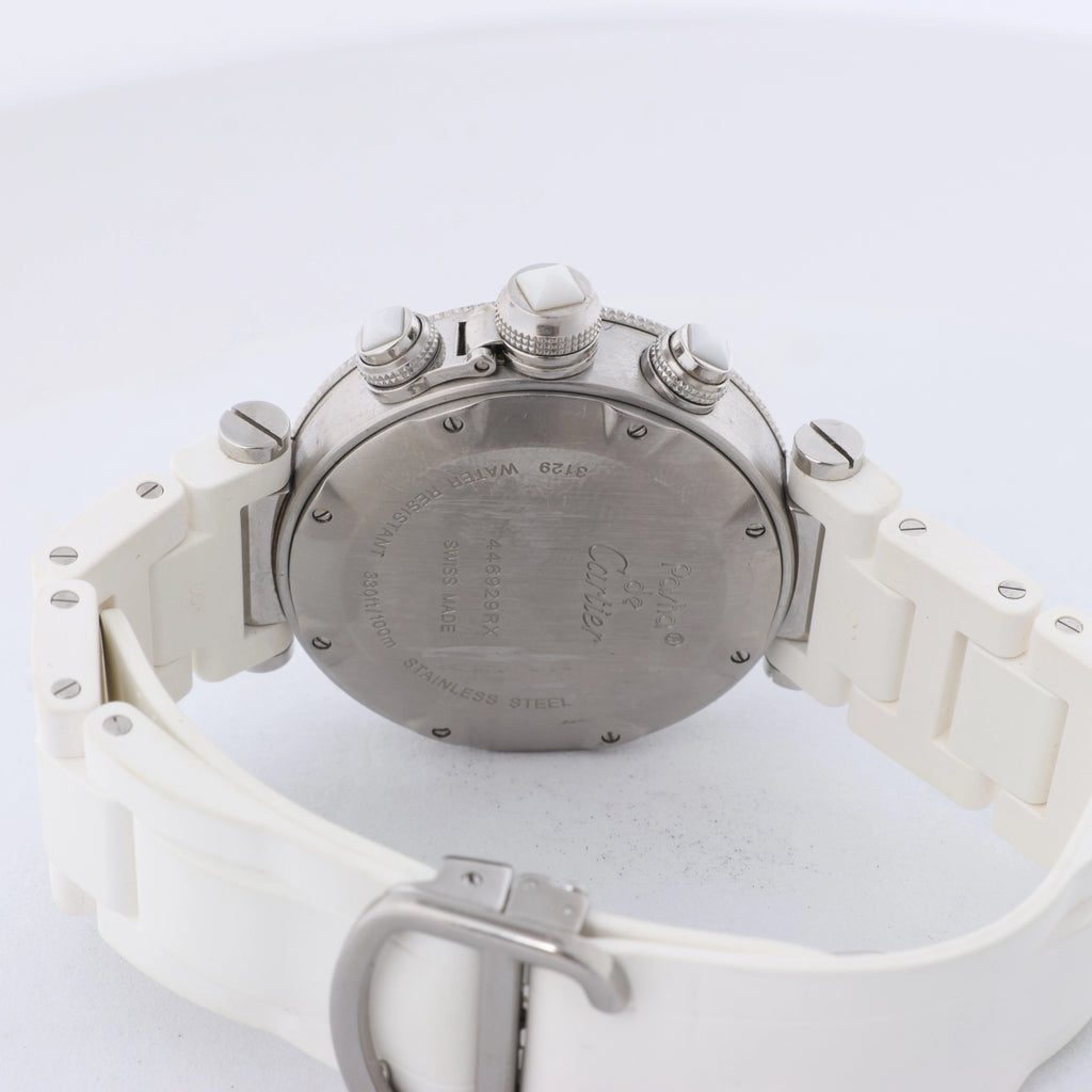 Reloj CARTIER Pasha C W31049M7 2550824719CD SS AT con esfera negra