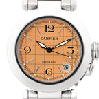 CARTIER Pasha W31024M7 2324CC514849 SS AT Orange Dial Watch