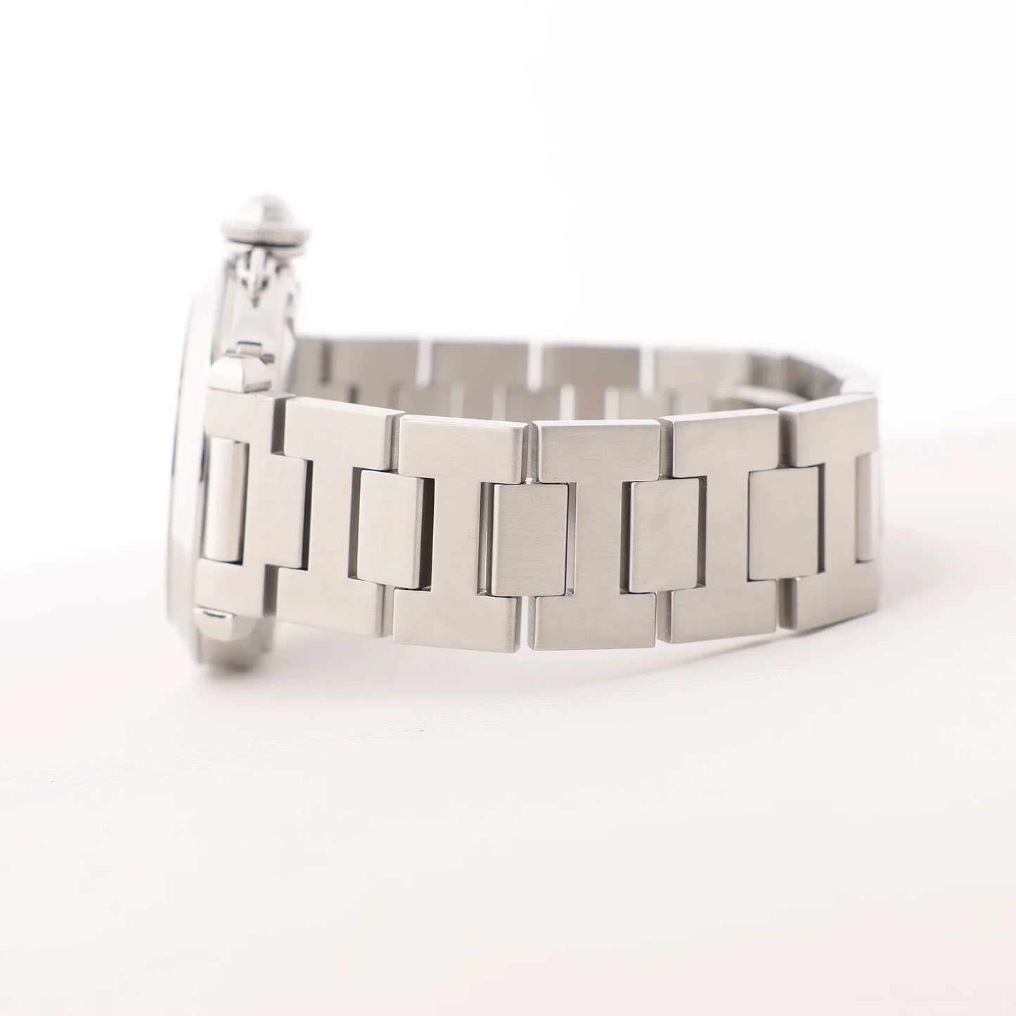 CARTIER Pasha W31024M7 2324CC514849 SS AT Uhr mit orangefarbenem Zifferblatt