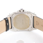 Cartier Santos 100 W20076X8 2656733456CE SS AT Watch with White Dial