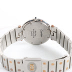Cartier Santos 83038288 8191204082 SS×YG QZ Watch with White Dial