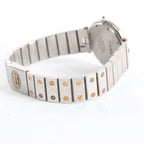 Cartier Santos 83038288 8191204082 SS×YG QZ Watch with White Dial
