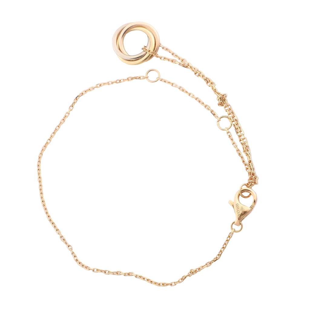 Cartier Sweet Trinity Bracelet 750(YG×PG×WG) 2.1g EVO105