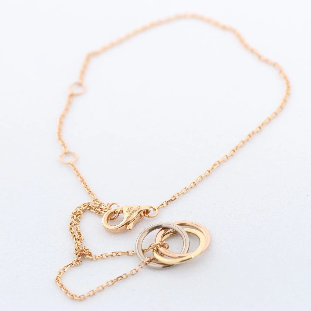 Cartier Sweet Trinity Bracelet 750(YG×PG×WG) 2.1g EVO105