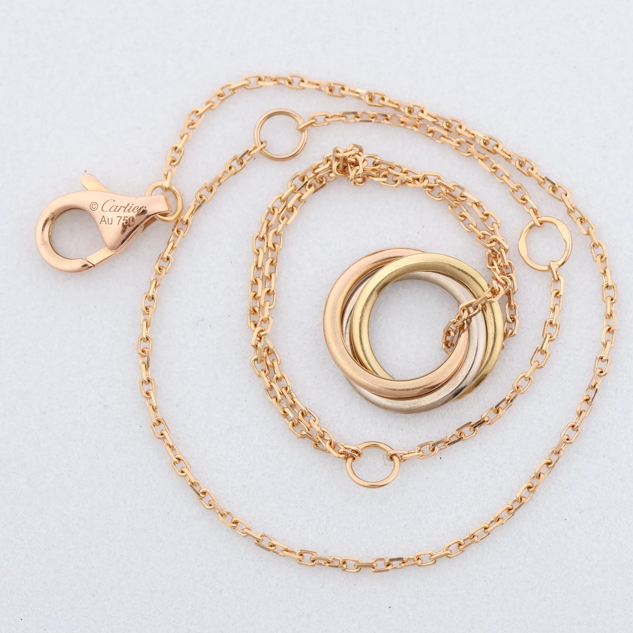 Cartier Sweet Trinity Bracelet 750(YG×PG×WG) 2.1g EVO105
