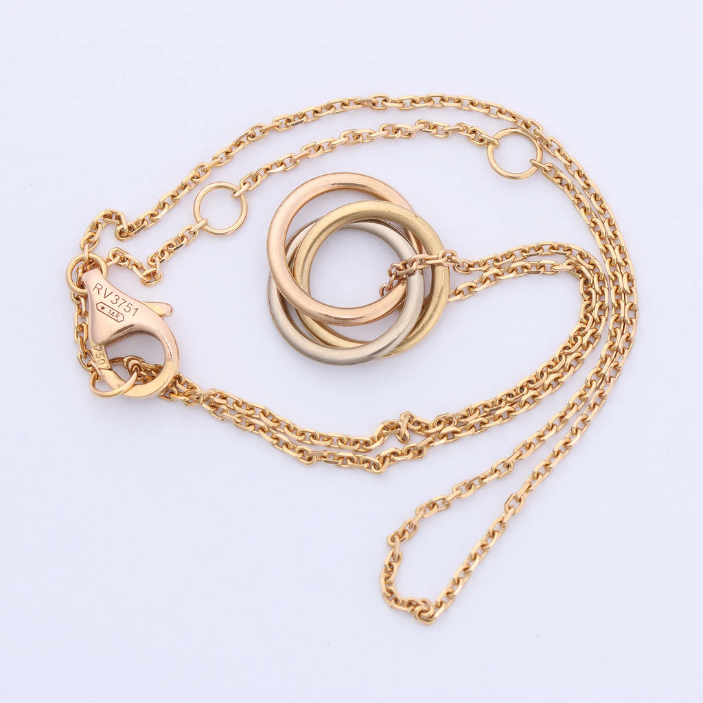 Cartier Sweet Trinity Bracelet 750(YG×PG×WG) 2.2g RV3751
