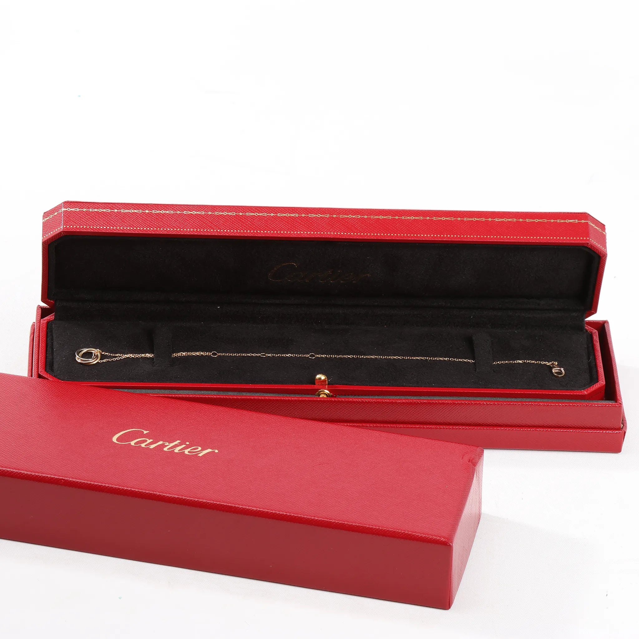 Cartier Sweet Trinity Bracelet 750(YG×PG×WG) 2.2g RV3751
