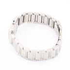 Cartier Tank Francaise SM W51008Q3 SS x QZ Watch with Silver Dial