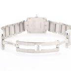 Cartier Tank Francaise SM W51008Q3 SS x QZ Watch with Silver Dial