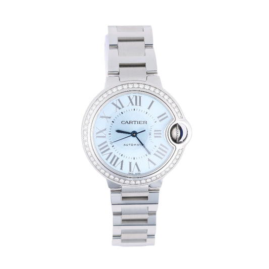 Montre Cartier Ballon Bleu W4BB0028 SS AT à cadran bleu