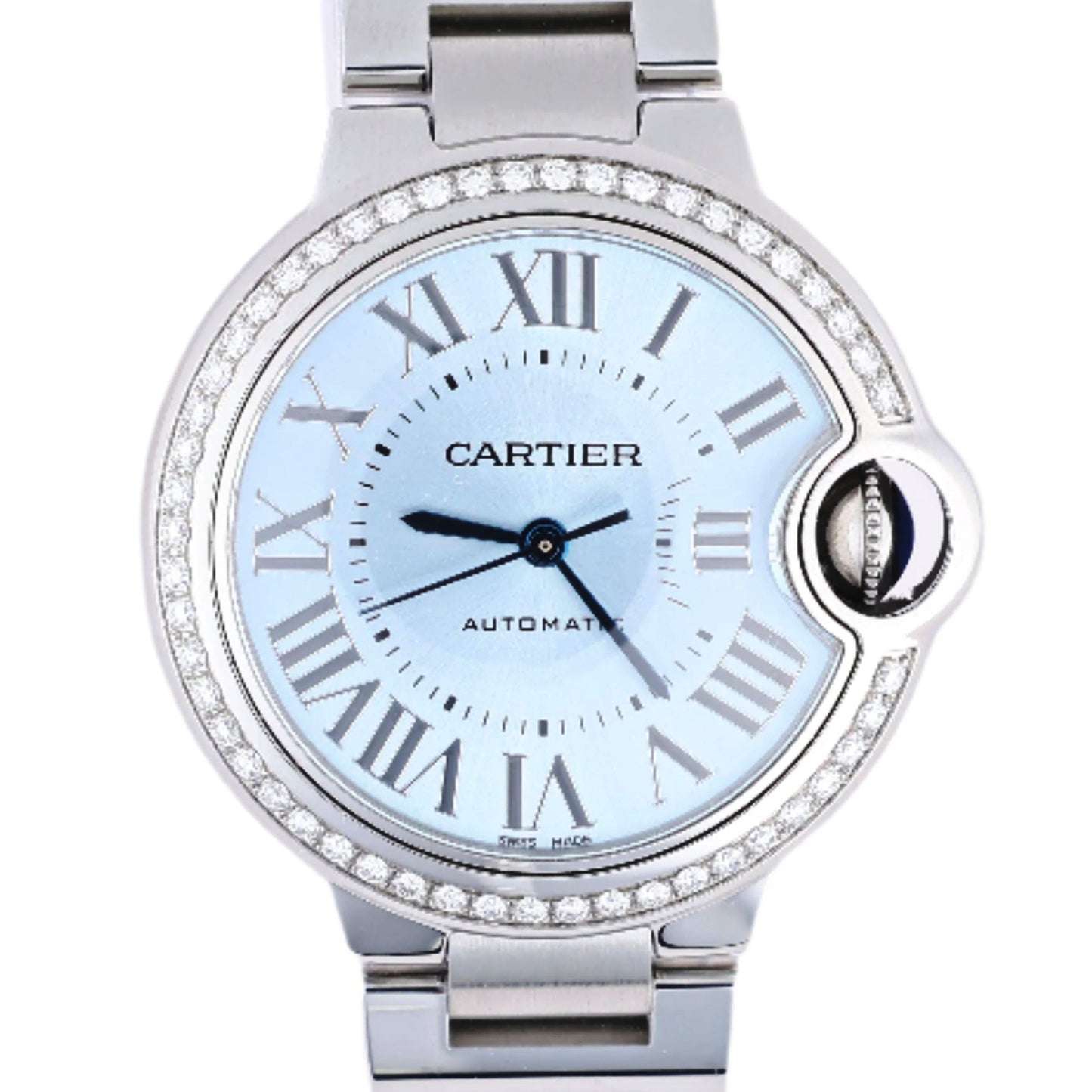 Cartier Ballon Bleu W4BB0028 SS AT Blue-Face Watch