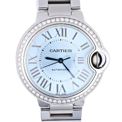 Cartier Ballon Bleu W4BB0028 SS AT Blue-Face Watch