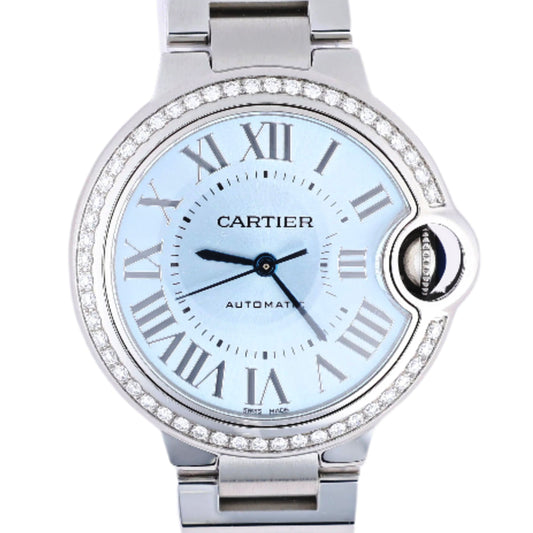 Cartier Ballon Bleu W4BB0028 SS AT Blue-Face Watch