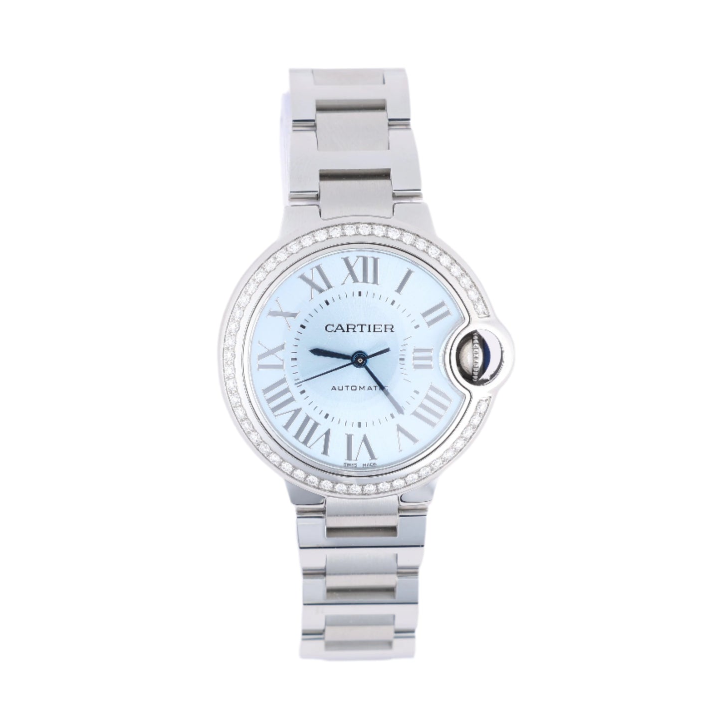 Cartier Ballon Bleu W4BB0028 SS AT Blue-Face Watch