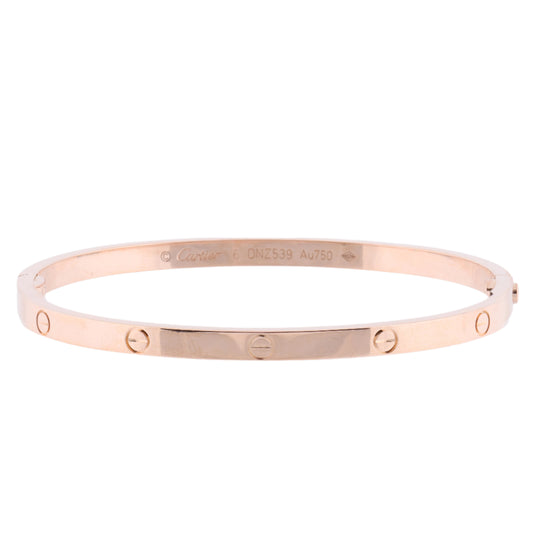 Cartier Love SM Bracelet 750(PG) 16.8g 16