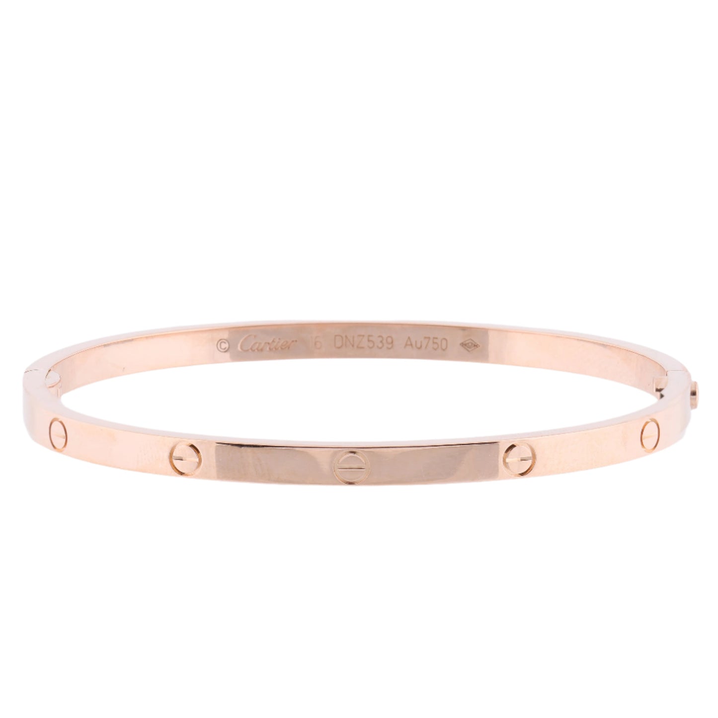 Cartier Love SM Bracelet 750(PG) 16.8g 16