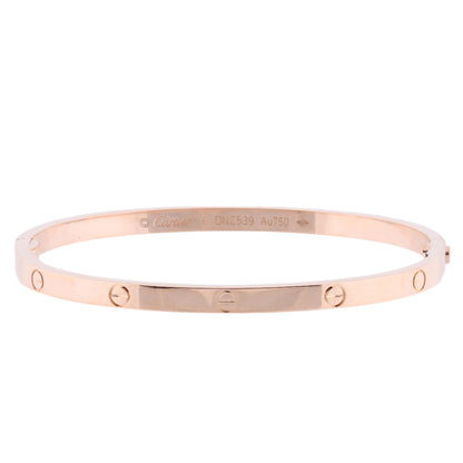 Cartier Love SM Bracelet 750(PG) 16.8g 16