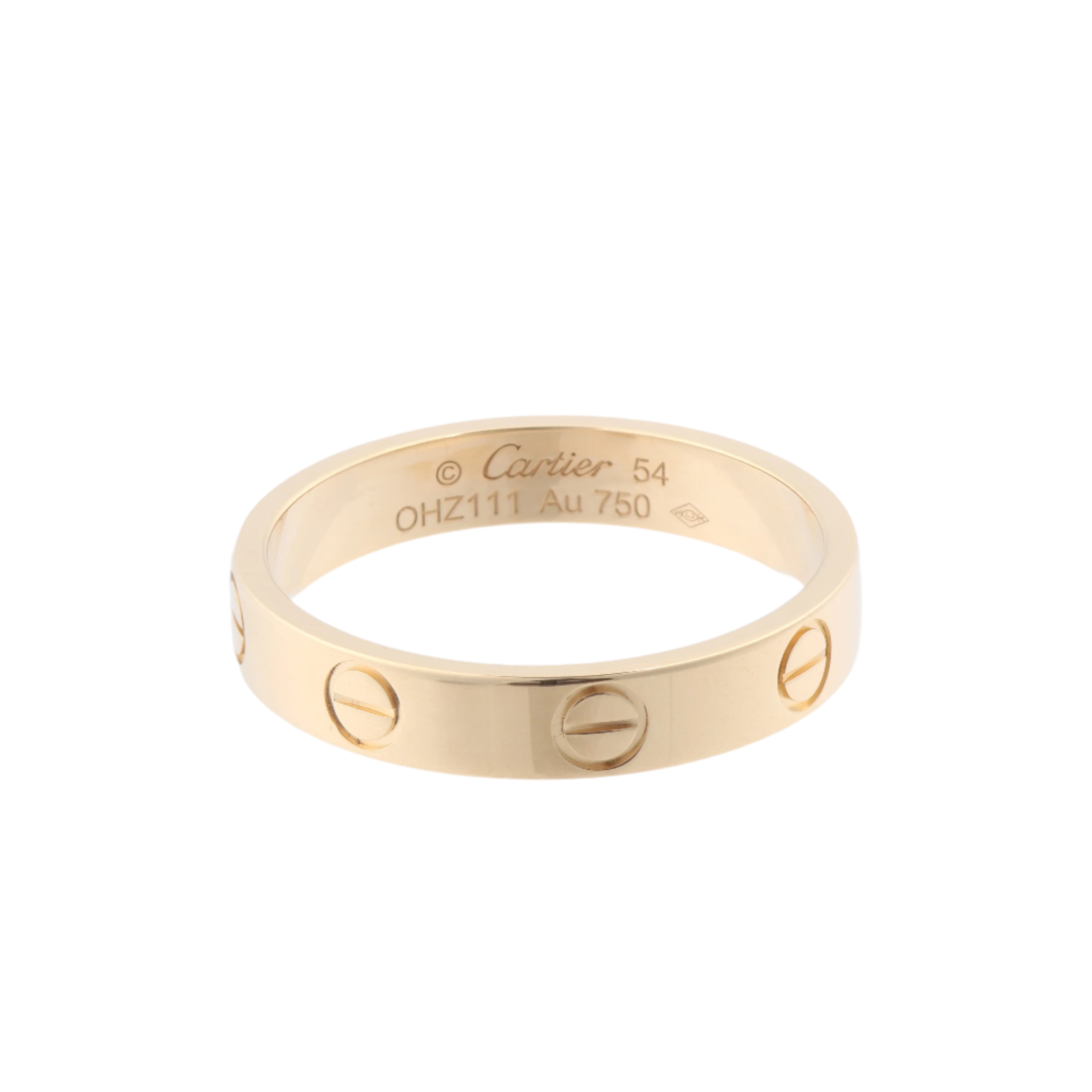 Cartier Mini Love Ring 750(YG) 3.4g, Size 54 EU