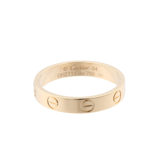 Cartier Mini Love Ring 750(YG) 3.4g, Size 54 EU