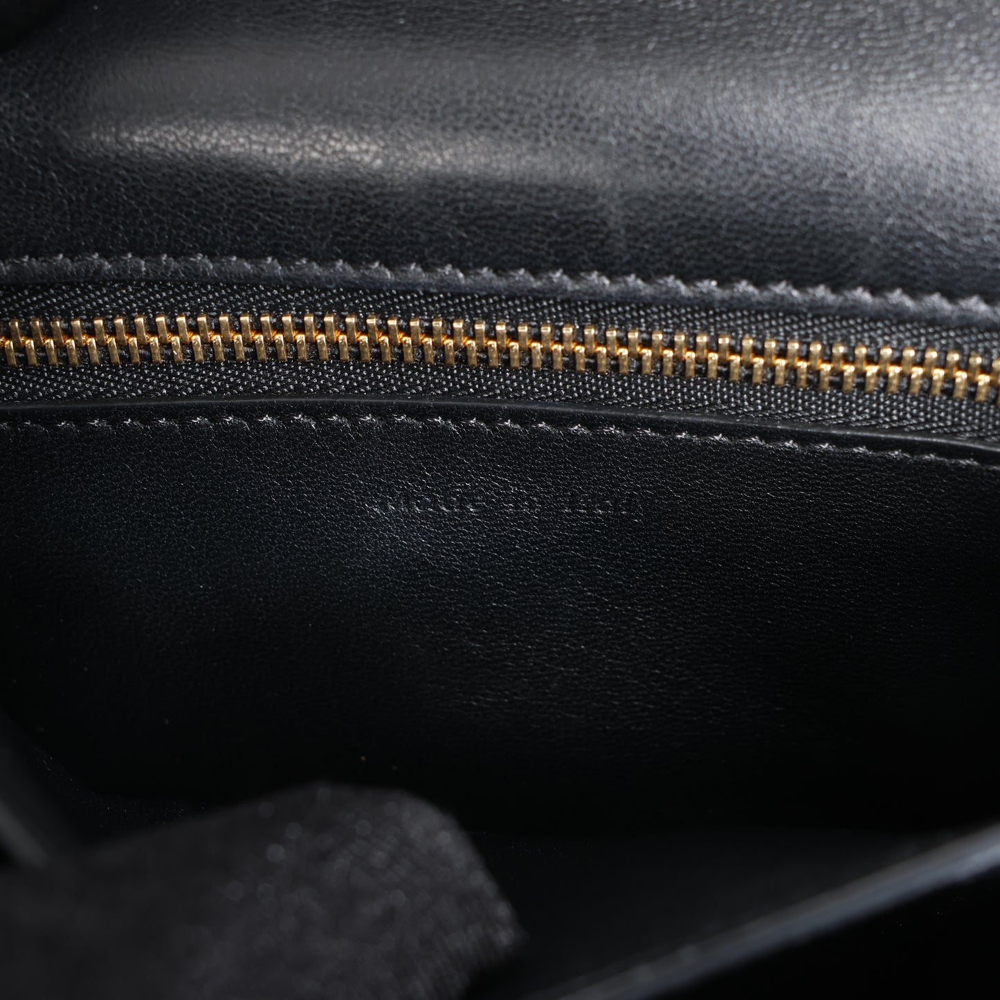 CELINE Classic Box Small Leather Crossbody Bag in Black