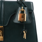 Celine Sac 16 Small Smooth Leather Handbag in Green