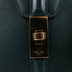 Celine Sac 16 Small Smooth Leather Handbag in Green