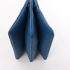 Celine Trio Small Leather Crossbody bag in Blue