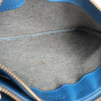 Celine Trio Small Leather Crossbody bag in Blue