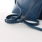 Celine Trio Small Leather Crossbody bag in Blue