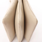 Celine Trio Large Leather Crossbody bag in Beige