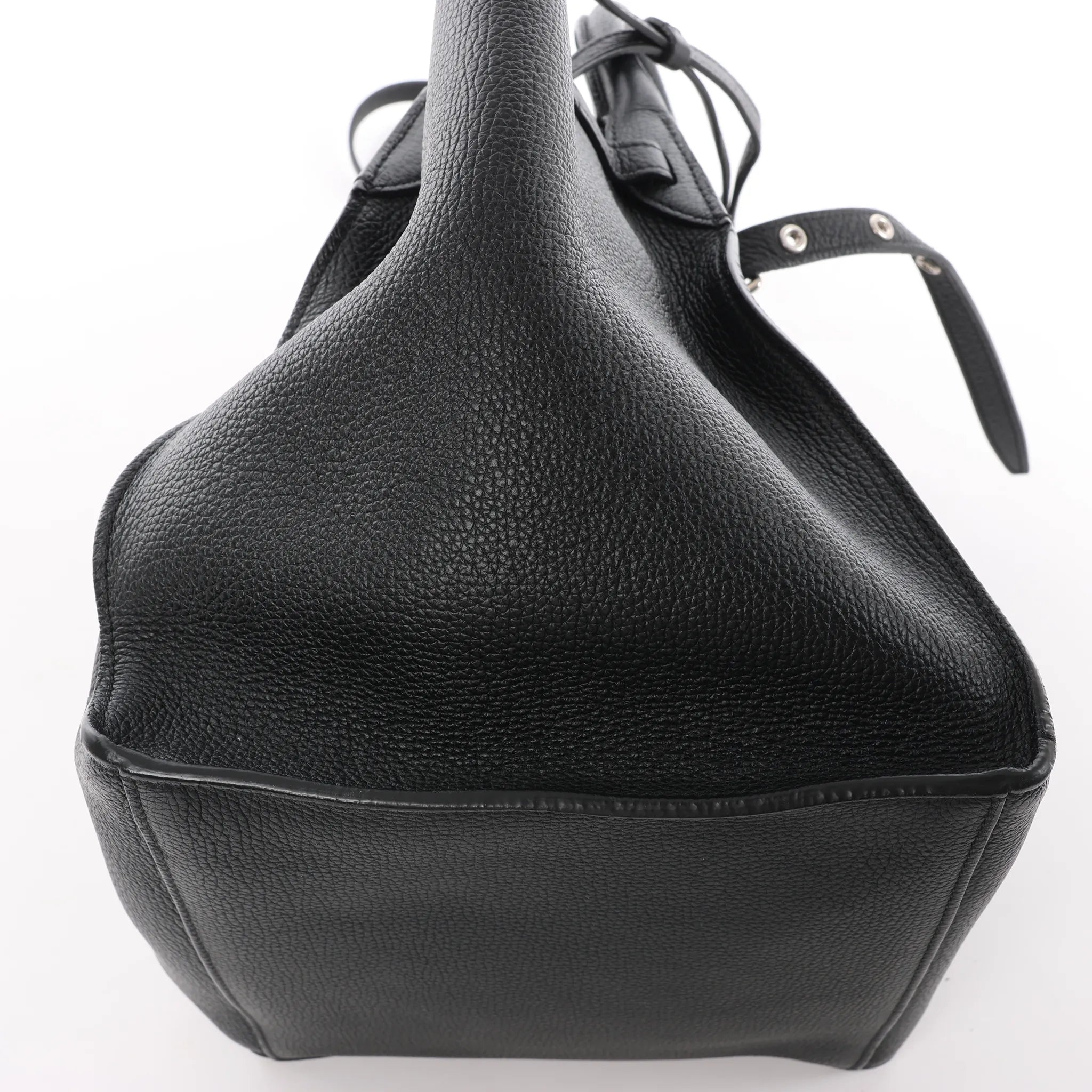 CELINE Big Bag Small Leather 2way Handbag in Black