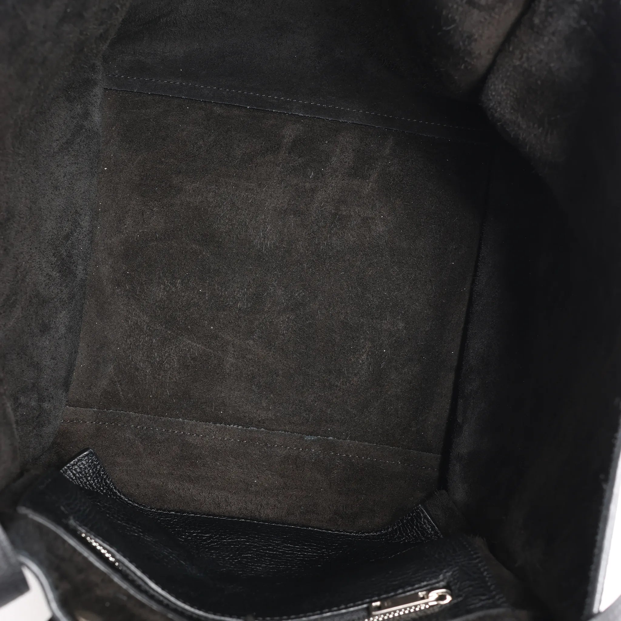 CELINE Big Bag Small Leather 2way Handbag in Black