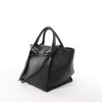 CELINE Big Bag Small Leather 2way Handbag in Black
