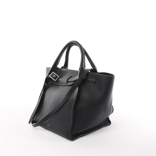Bolso pequeño de piel de dos vías CELINE Big Bag en negro