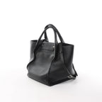 CELINE Big Bag Small Leather 2way Handbag in Black