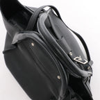 CELINE Big Bag Small Leather 2way Handbag in Black
