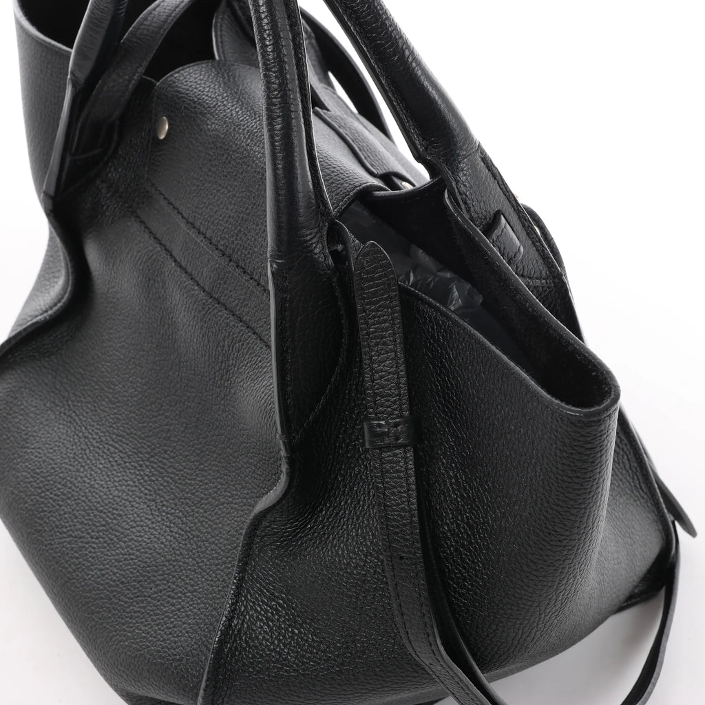 CELINE Big Bag Small Leather 2way Handbag in Black