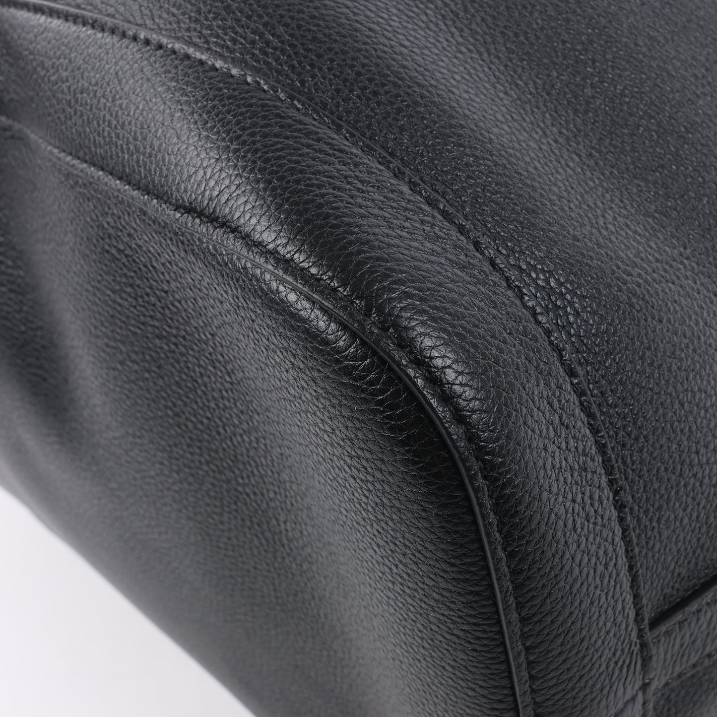 Sac à bandoulière double sens en cuir CELINE 6 Sith noir