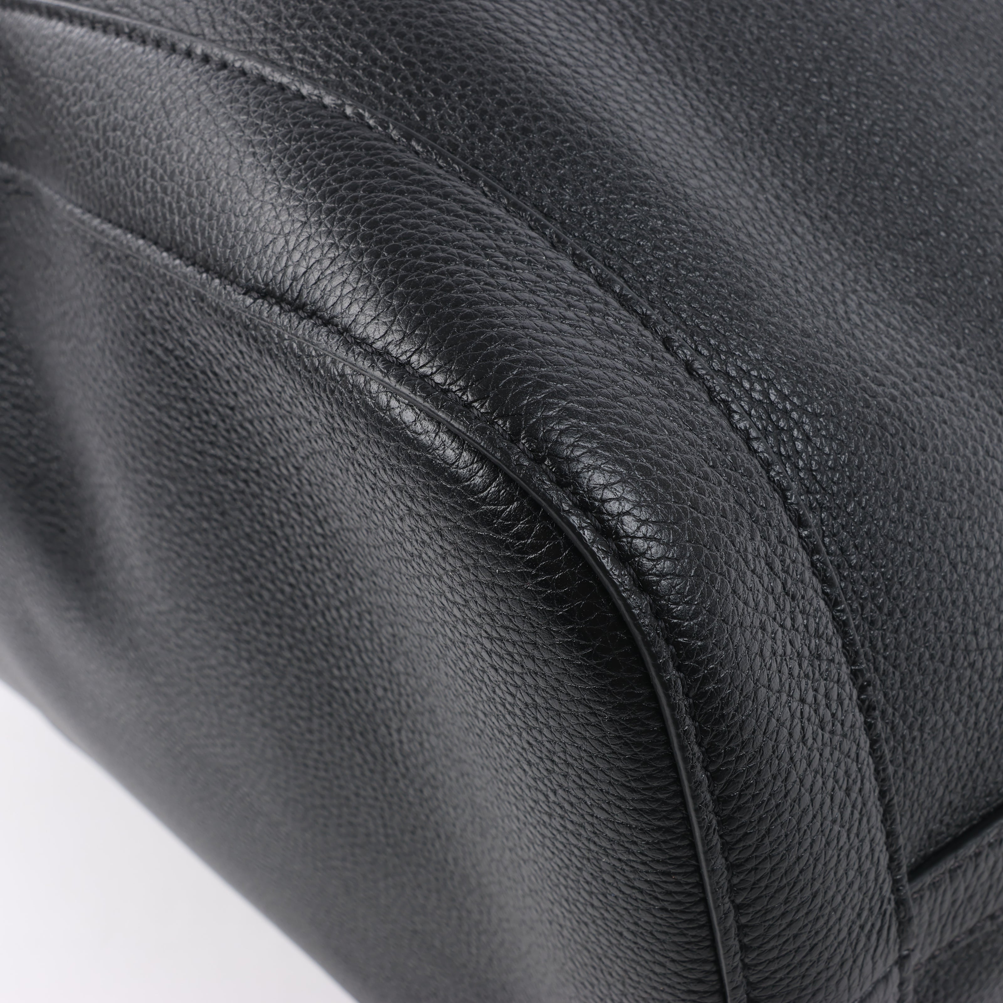 Bolso de hombro CELINE 6 Sith de piel bidireccional en negro